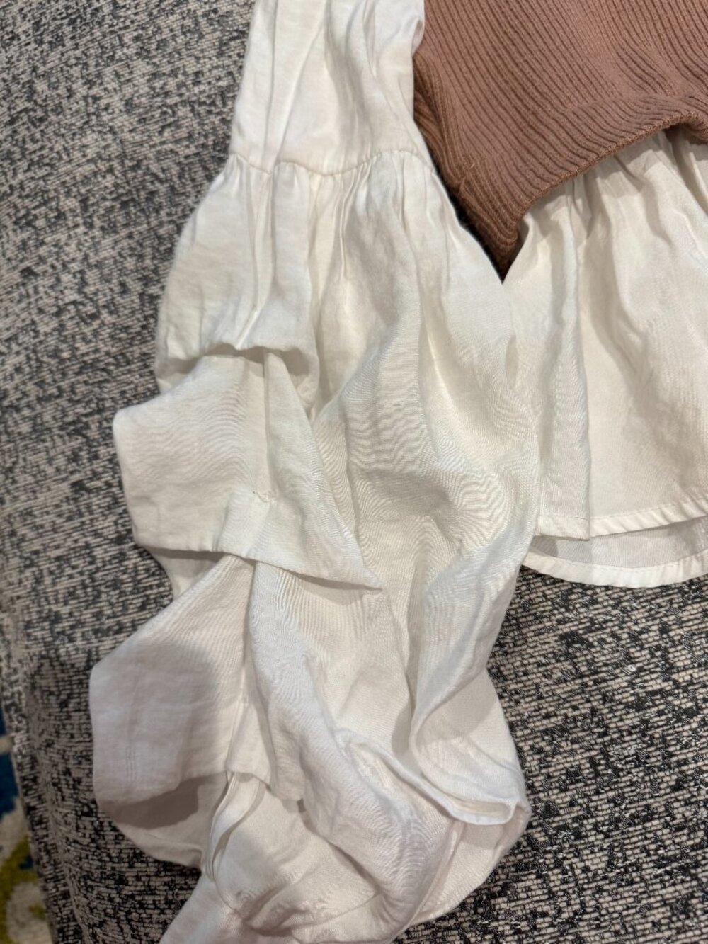 Anthropologie layered sweater vest